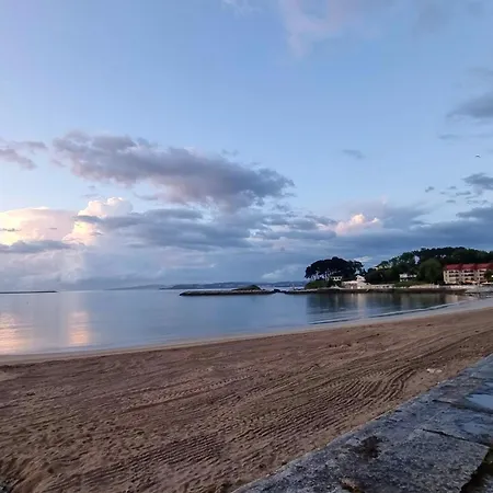 Precioso Atico Con Terrazas Frente A La Playa De Santa Cristina Lägenhet Oleiros